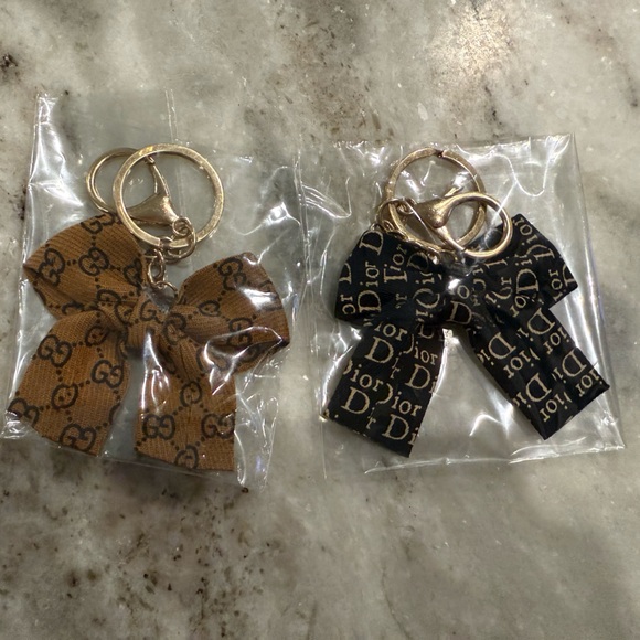 Accessories - 🔴 Gucci and Dior Bow Keychains- NEW! R-86